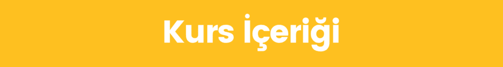 SEO Eğitimi Kurs İçeriği
